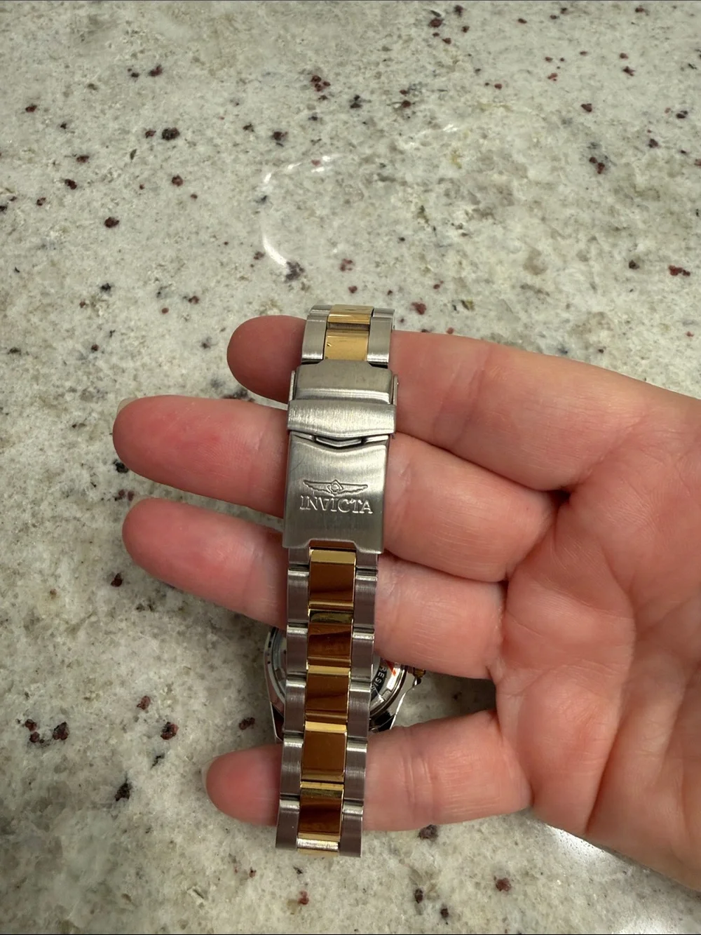 Invicta Two-Tone Gold and Silver Women's Bracelet Watch